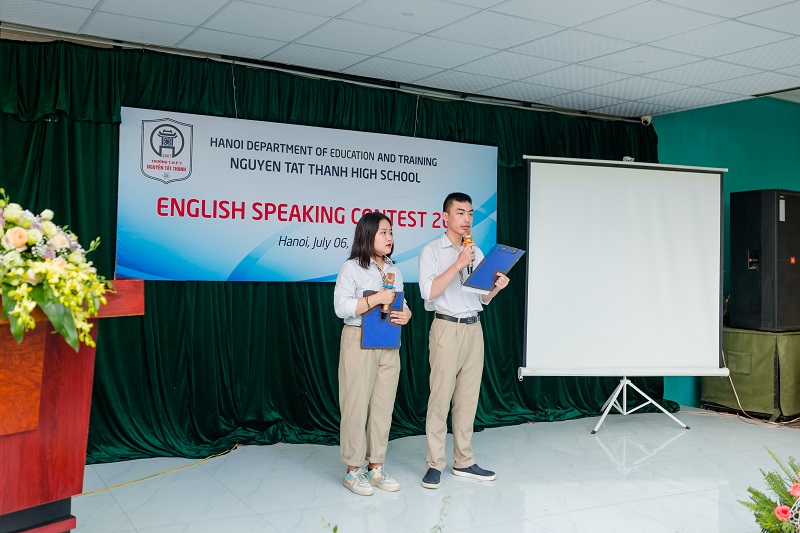 Cuộc thi hùng biện tiếng anh của trường THPT Nguyễn Tất Thành 2021